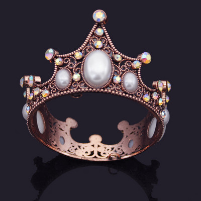 Menyasszonyi Esküvő Tiaras Kristály Kis Korona Britthday tortasütés dekoratív Fej Ékszer Gyerek Kis Diadem Haj Kiegészítők