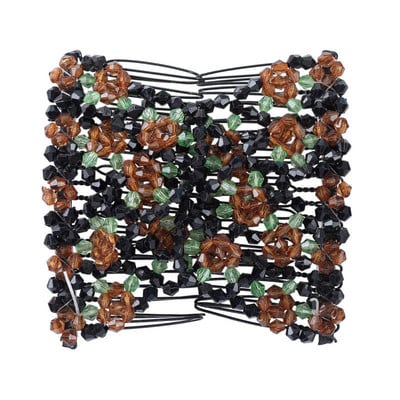 Női divat Rugalmas hajfésű Magic Retro fejpánt Szimulált gyöngyök Hajcsatok Hajtűk Kétsoros fésűs Barrette Tartozék