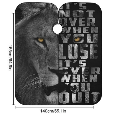 Spot Profesionalna pregača za šišanje Životinjski uzorak Brijačnica Pelerina za bojanje kose Antistatička frizerska Pelerina Pribor za oblikovanje