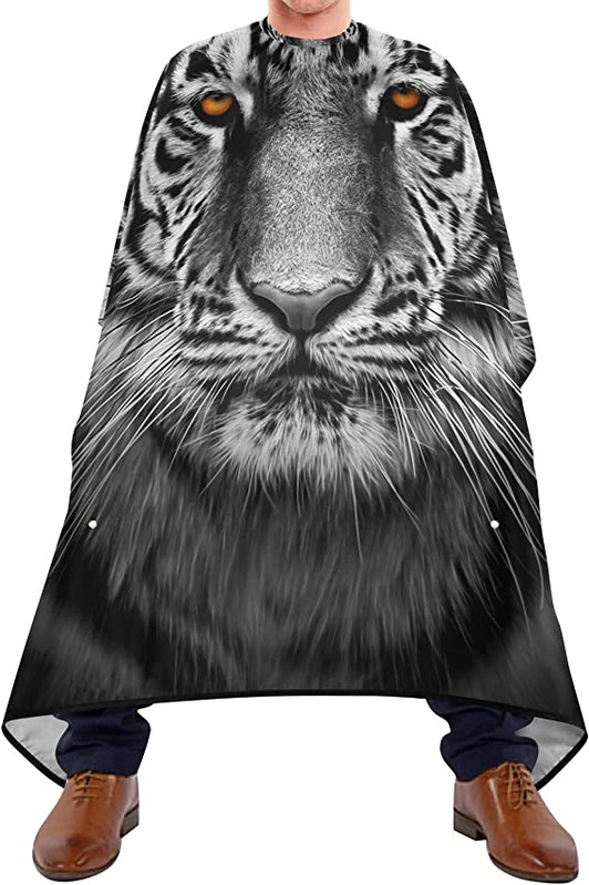 Spot Profesionalna pregača za šišanje Životinjski uzorak Brijačnica Pelerina za bojanje kose Antistatička frizerska Pelerina Pribor za oblikovanje