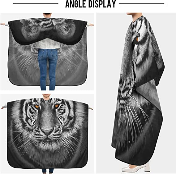 Spot Profesionalna pregača za šišanje Životinjski uzorak Brijačnica Pelerina za bojanje kose Antistatička frizerska Pelerina Pribor za oblikovanje