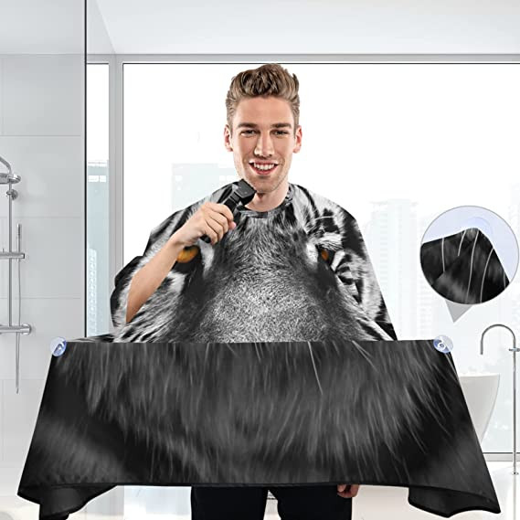 Spot Profesionalna pregača za šišanje Životinjski uzorak Brijačnica Pelerina za bojanje kose Antistatička frizerska Pelerina Pribor za oblikovanje