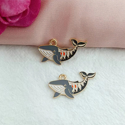 10 buc. Fermec din aliaj Seria de animale de Halloween Craniu Pisică Liliac Rechin pandantiv cercei bricolaj breloc colier brăţară bijuterii accesorii