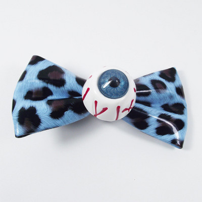 Punk Bow Eyeball Hajtű Harajuku Aranyos Divatbűbáj Vicces Leopard Menő Geometrikus Hajkiegészítők Női Ajándékok Új buli