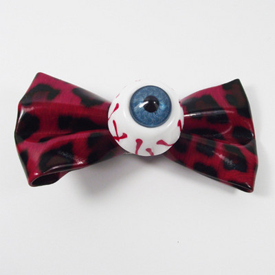 Punk Bow Eyeball Hajtű Harajuku Aranyos Divatbűbáj Vicces Leopard Menő Geometrikus Hajkiegészítők Női Ajándékok Új buli