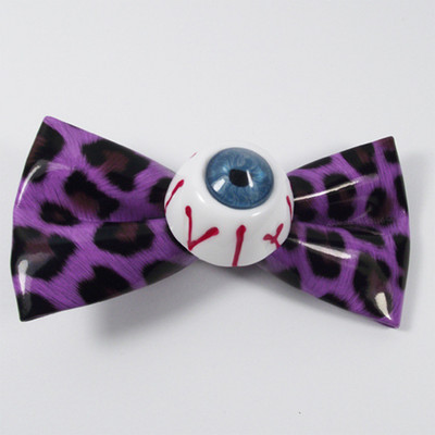 Punk Bow Eyeball Hajtű Harajuku Aranyos Divatbűbáj Vicces Leopard Menő Geometrikus Hajkiegészítők Női Ajándékok Új buli