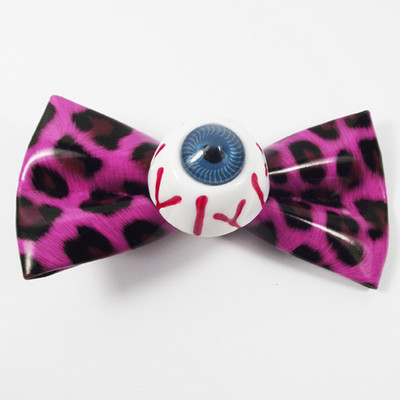 Punk Bow Eyeball Hajtű Harajuku Aranyos Divatbűbáj Vicces Leopard Menő Geometrikus Hajkiegészítők Női Ajándékok Új buli