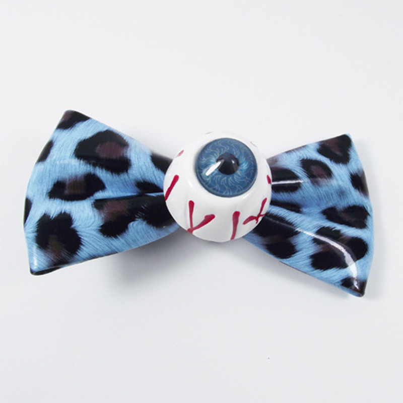 Punk Bow Eyeball Hajtű Harajuku Aranyos Divatbűbáj Vicces Leopard Menő Geometrikus Hajkiegészítők Női Ajándékok Új buli