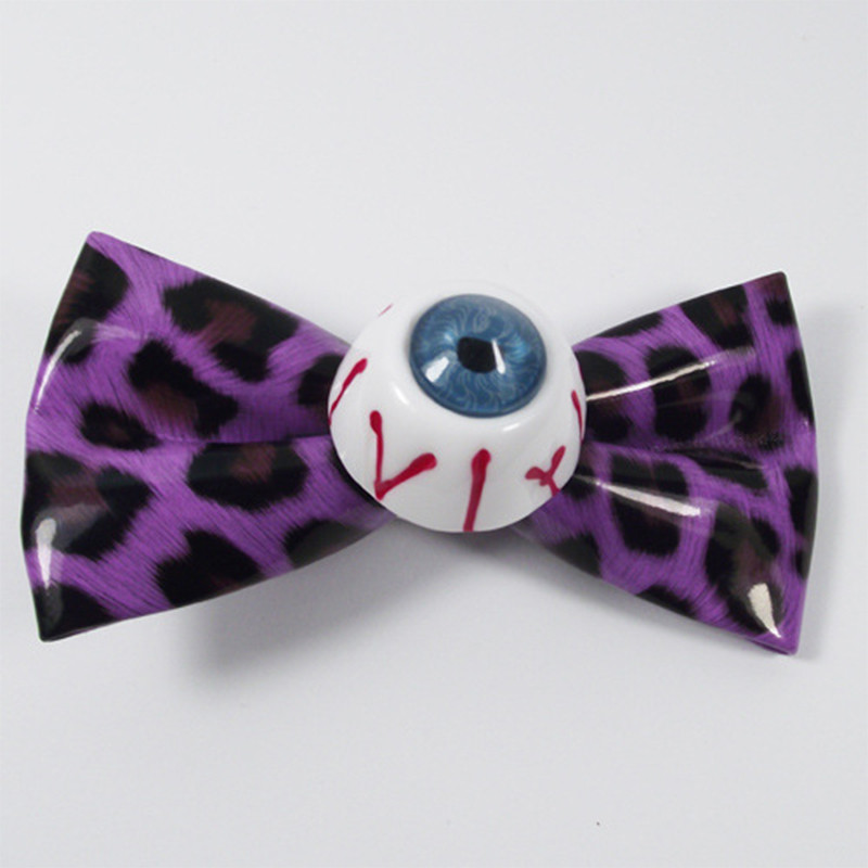 Punk Bow Eyeball Hajtű Harajuku Aranyos Divatbűbáj Vicces Leopard Menő Geometrikus Hajkiegészítők Női Ajándékok Új buli