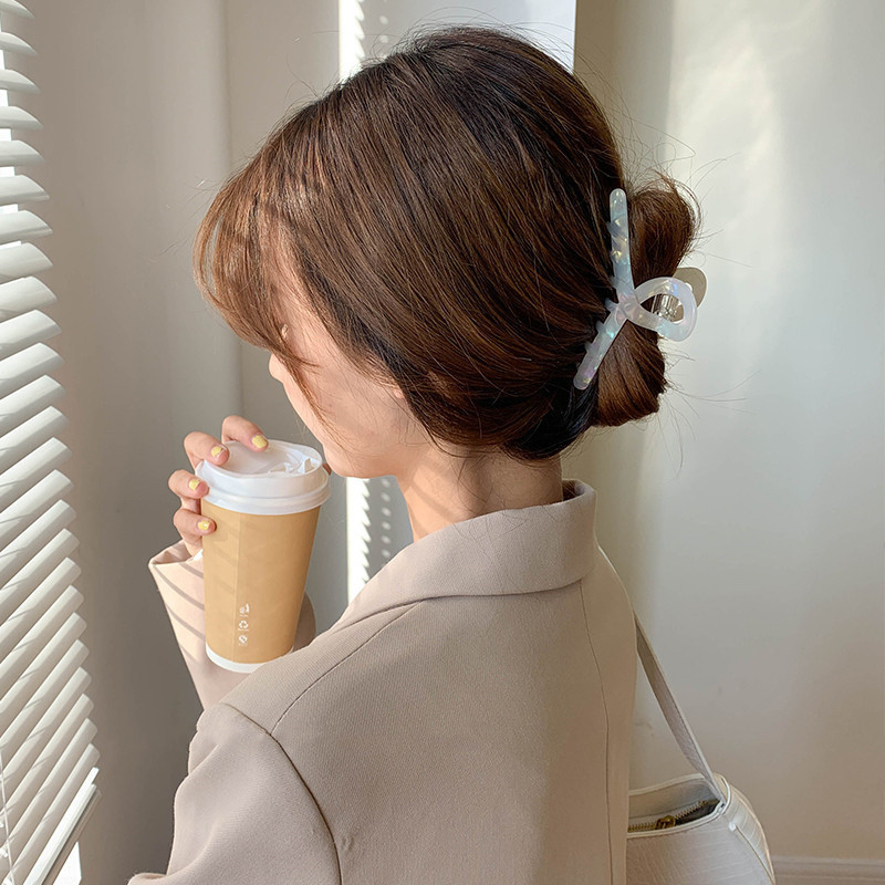 AOMU Ljeto Jesen Leopard Elegantne akrilne kopče za kosu Šminka Ženska frizura Dodaci za kosu