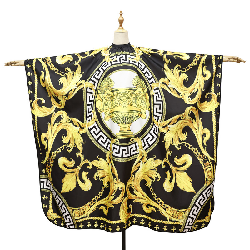 Kirpėjas kirpykla prijuostė vandeniui atspari kirpėja apsiaustas mados raštas barzdos skutimosi suknelė Profesionali plaukų kirpimo kepurė