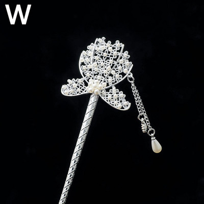 Naujausios gėlės plaukų šakutės Retro stiliaus ilgi kutai plaukų lazdelės plaukų segtukai perlai karoliukai Step Shake Kinijos vestuvių nuotakos galvos apdangalai