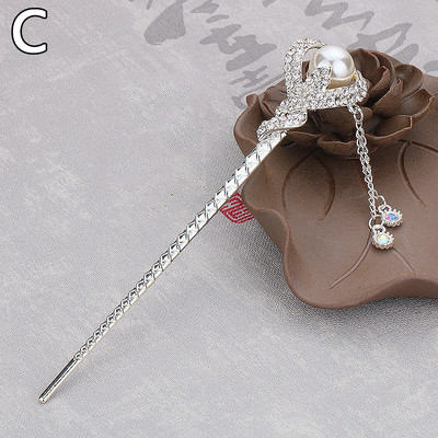 Naujausios gėlės plaukų šakutės Retro stiliaus ilgi kutai plaukų lazdelės plaukų segtukai perlai karoliukai Step Shake Kinijos vestuvių nuotakos galvos apdangalai