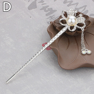 Naujausios gėlės plaukų šakutės Retro stiliaus ilgi kutai plaukų lazdelės plaukų segtukai perlai karoliukai Step Shake Kinijos vestuvių nuotakos galvos apdangalai