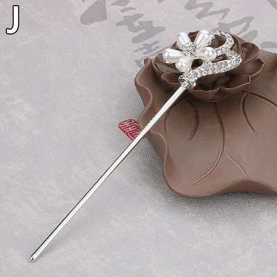 Naujausios gėlės plaukų šakutės Retro stiliaus ilgi kutai plaukų lazdelės plaukų segtukai perlai karoliukai Step Shake Kinijos vestuvių nuotakos galvos apdangalai