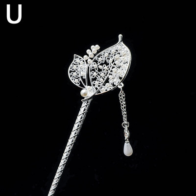 Naujausios gėlės plaukų šakutės Retro stiliaus ilgi kutai plaukų lazdelės plaukų segtukai perlai karoliukai Step Shake Kinijos vestuvių nuotakos galvos apdangalai