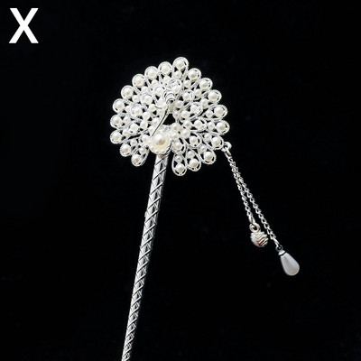 Naujausios gėlės plaukų šakutės Retro stiliaus ilgi kutai plaukų lazdelės plaukų segtukai perlai karoliukai Step Shake Kinijos vestuvių nuotakos galvos apdangalai