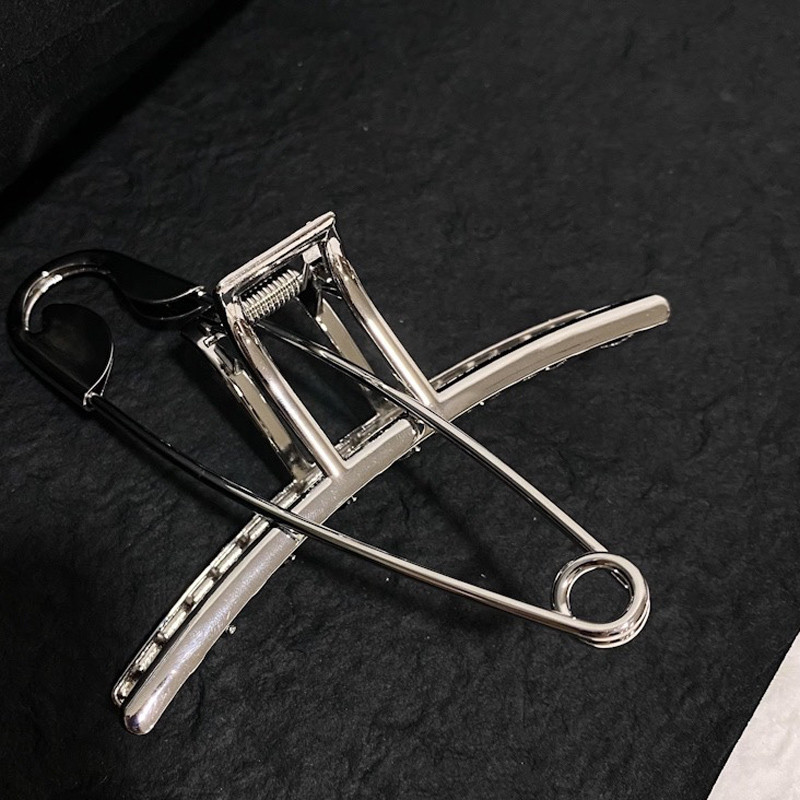 AMORCOME Dizajn Sigurnosna velika metalna igla Kandže za kosu Ukosnice za žene Djevojke Dodaci za kosu Ukosnice Ukosnice Pokrivala za glavu 2021.