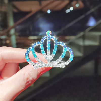 Új Gyermek Tiaras Koronák Kicsi Gyerek Lányok Strasszos Kristály Korona Szív Hercegnő Party Kiegészítők Haj Ékszerek Díszek