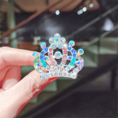 Új Gyermek Tiaras Koronák Kicsi Gyerek Lányok Strasszos Kristály Korona Szív Hercegnő Party Kiegészítők Haj Ékszerek Díszek