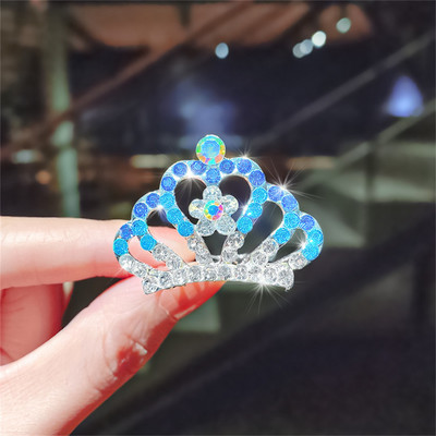 Új Gyermek Tiaras Koronák Kicsi Gyerek Lányok Strasszos Kristály Korona Szív Hercegnő Party Kiegészítők Haj Ékszerek Díszek