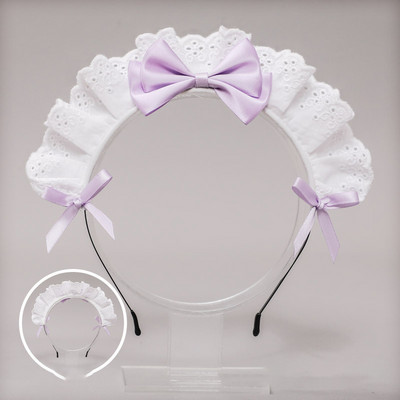 Japanski stil Naborana čipkana mašna Obruč za kosu Djevojke Slatka slatka Lolita Cosplay traka za glavu Sluškinja Kostim Odjeća Dodaci za kosu