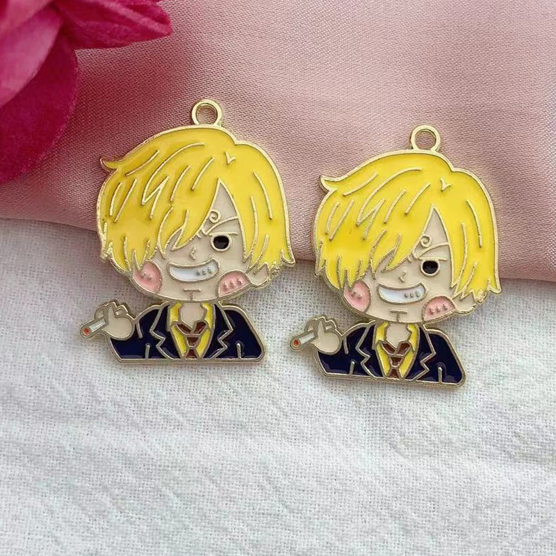 10 komada privjesak od legure Japanski anime crtani lik Naušnica Privjesak DIY privjesak za ključeve Privjesci Nakit Dodaci Dodaci za ogrlice