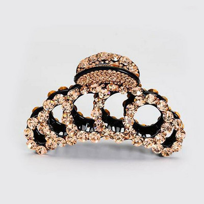 Női Vintage Fényes Hajtű Elegáns Kristály Haj Karmos Bilincs Rák Színes Fényes Strasszkő Hajcsat Hajékszer Kiegészítők