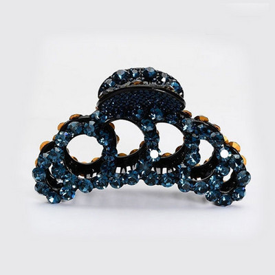 Női Vintage Fényes Hajtű Elegáns Kristály Haj Karmos Bilincs Rák Színes Fényes Strasszkő Hajcsat Hajékszer Kiegészítők