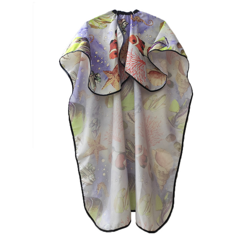 Kirpyklos priedai Plaukų kirpimas Cape Kirpyklų salono reikmenys Kirpyklos kepuraitė Vaikams Animacinių filmų raštas Vaikų kirpimas Šukuosena