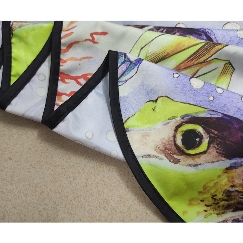 Kirpyklos priedai Plaukų kirpimas Cape Kirpyklų salono reikmenys Kirpyklos kepuraitė Vaikams Animacinių filmų raštas Vaikų kirpimas Šukuosena