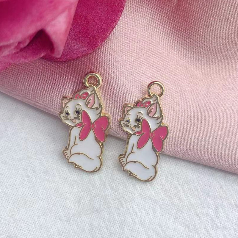 10 vnt lydinio lašinamas aliejus klasikinis animacinis animacinis pakabukas kaklo papuošalas raktų pakabukas auskarai "pasidaryk pats" rankų darbo raktų pakabukas karoliai