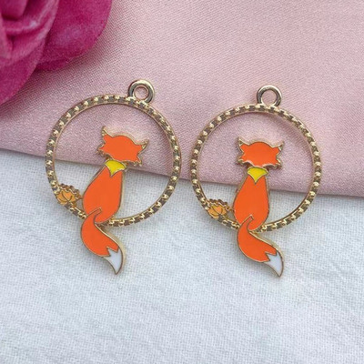 10 vnt. lydinio varvantis aliejus, Helovino žavesys Cat Witch, pasidaryk pats, papuošalų priedai „He Witch Black Cat“ Nugaros vaizdas lanko pakabukas