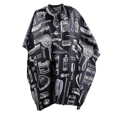 Frizieru kleita Barbers Cape Protection Pro Barber Cape mājas salonam Matu veidošanas ietīšana Matu griešanas apmetnis Frizieru apmetnis