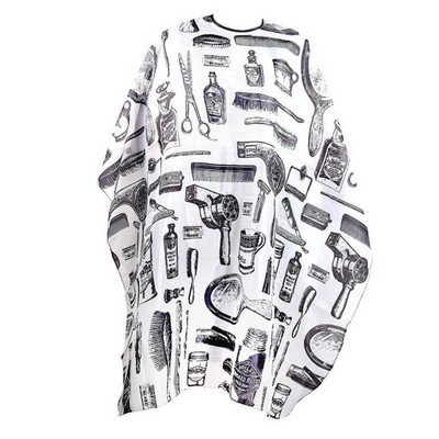 Frizieru kleita Barbers Cape Protection Pro Barber Cape mājas salonam Matu veidošanas ietīšana Matu griešanas apmetnis Frizieru apmetnis