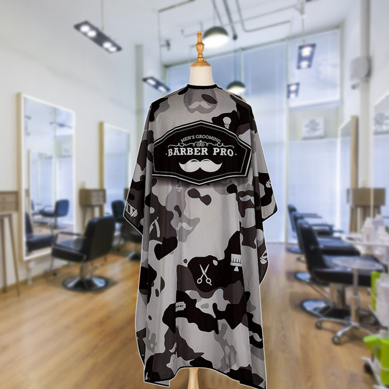 Frizieru kleita Barbers Cape Protection Pro Barber Cape mājas salonam Matu veidošanas ietīšana Matu griešanas apmetnis Frizieru apmetnis