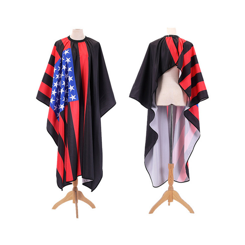 Frizieru kleita Barbers Cape Protection Pro Barber Cape mājas salonam Matu veidošanas ietīšana Matu griešanas apmetnis Frizieru apmetnis