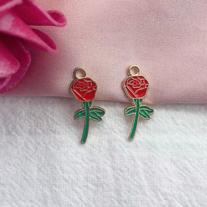 10 vnt. lydinio lašinamas aliejus animacinių filmų planeta Mažojo princo auskarai pakabukas „pasidaryk pats“ dizainerio rankų darbo aksesuarų raktų pakabuko apyrankė