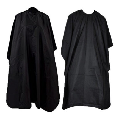 Black Hairdressing Cape Profesionāls frizieris- Salon Barber Cloth Wrap Protect Gown Priekšauts Ūdensnecaurlaidīgs Griešanas Kleita Matu Auduma Aptinums