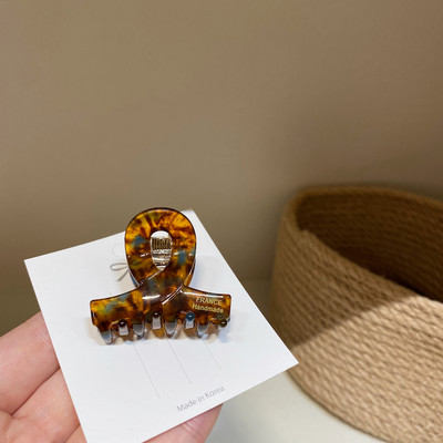 HUANZHI Vintage coreeană drăguț acetat ace de păr jumătate de păr prinde breton clemă de prindere mini clemă rechin pentru femei fete accesoriu de păr