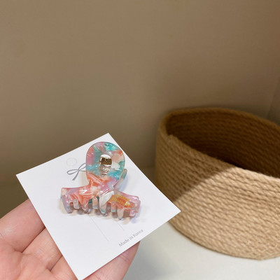 HUANZHI Vintage coreeană drăguț acetat ace de păr jumătate de păr prinde breton clemă de prindere mini clemă rechin pentru femei fete accesoriu de păr