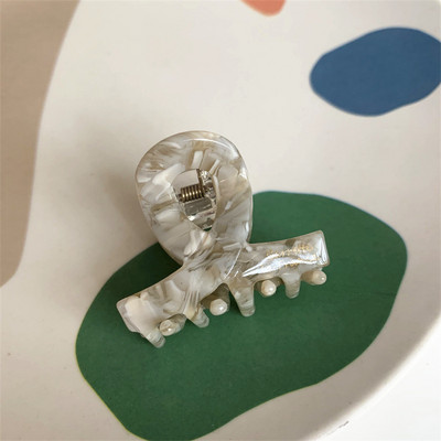 HUANZHI Vintage coreeană drăguț acetat ace de păr jumătate de păr prinde breton clemă de prindere mini clemă rechin pentru femei fete accesoriu de păr