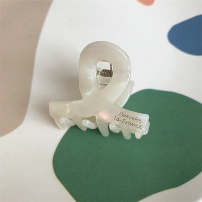 HUANZHI Vintage coreeană drăguț acetat ace de păr jumătate de păr prinde breton clemă de prindere mini clemă rechin pentru femei fete accesoriu de păr