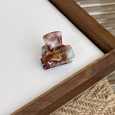 HUANZHI Vintage coreeană drăguț acetat ace de păr jumătate de păr prinde breton clemă de prindere mini clemă rechin pentru femei fete accesoriu de păr