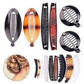 Agrafe de păr cu banane la modă Agrafe cu gheare de păr Agrafe cu banane de înaltă calitate Set de pieptene pentru femei Accesorii de păr elegante pentru ac de nuntă