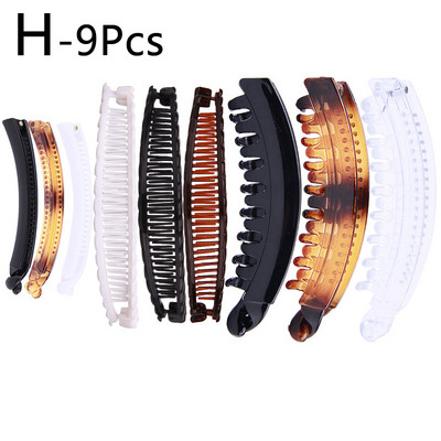 Agrafe de păr cu banane la modă Agrafe cu gheare de păr Agrafe cu banane de înaltă calitate Set de pieptene pentru femei Accesorii de păr elegante pentru ac de nuntă