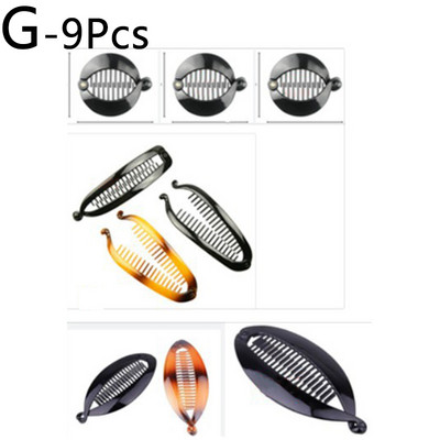 Agrafe de păr cu banane la modă Agrafe cu gheare de păr Agrafe cu banane de înaltă calitate Set de pieptene pentru femei Accesorii de păr elegante pentru ac de nuntă