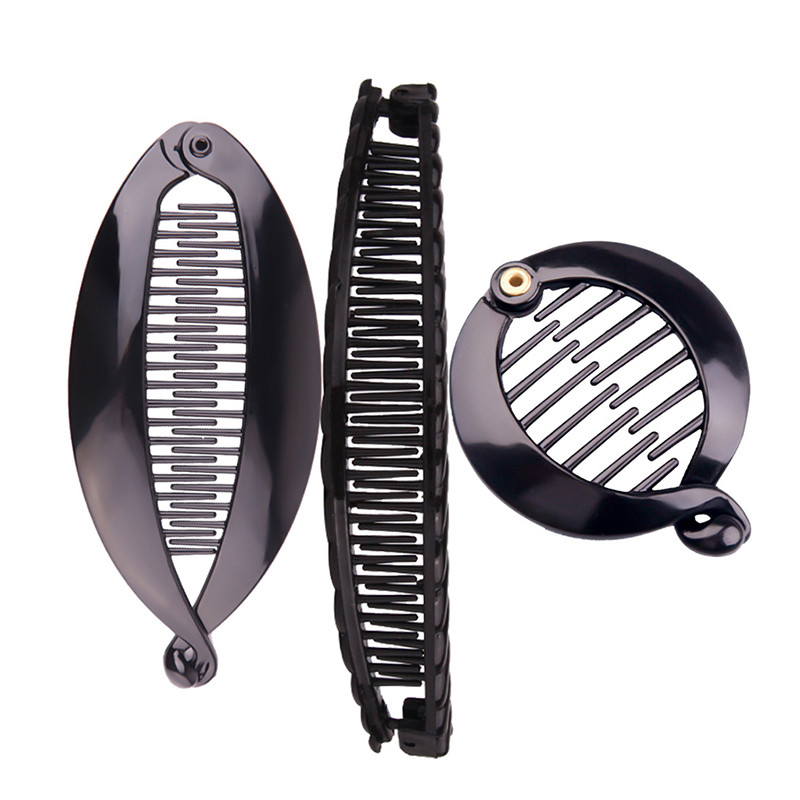 Agrafe de păr cu banane la modă Agrafe cu gheare de păr Agrafe cu banane de înaltă calitate Set de pieptene pentru femei Accesorii de păr elegante pentru ac de nuntă