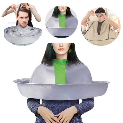1 buc. Pelerina de tuns pentru adulți, impermeabilă, umbrelă pliabilă, pelerină de salon, pelerină pentru coafură, capac pentru coafură, pânză pentru coafor.