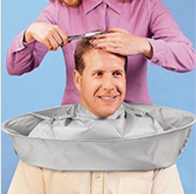 Πτυσσόμενη ποδιά ενηλίκων Hair cutting Coat Cloak Hair Barber Salon Stylists Umbrella Cape Cutting Cloak Household Cleaning Protector